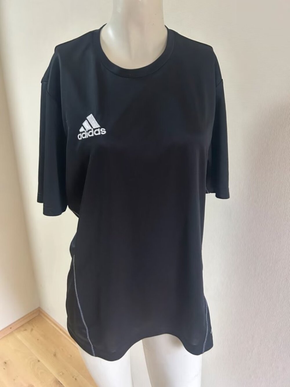 Adidas Climalite Training Jersey — Black, Size M